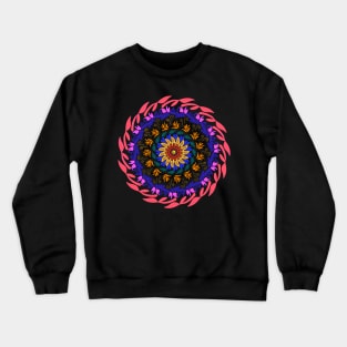 Colorful mandala art design Crewneck Sweatshirt